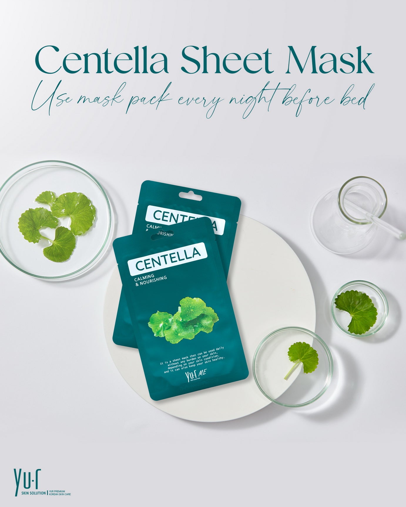 Yur Centella Sheet Mask
