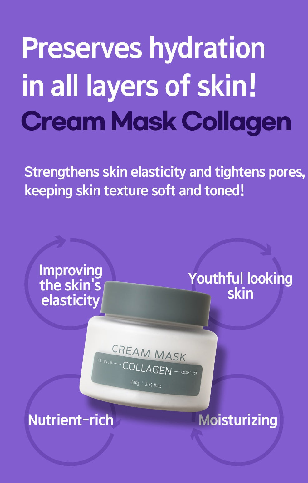 Yur Cream Mask Collagen 100g