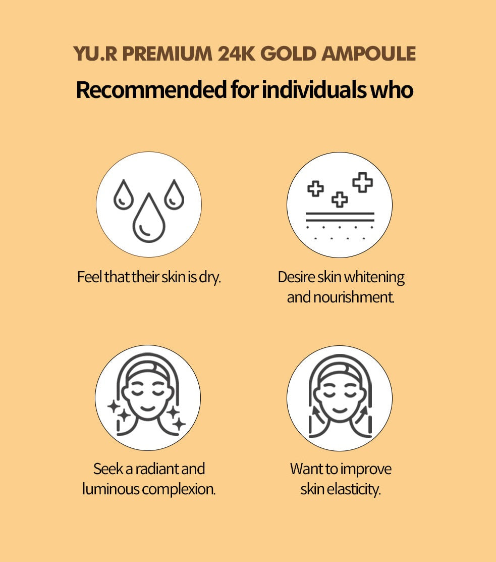 Yur Premium 24K Gold Ampoule Serum 15ml