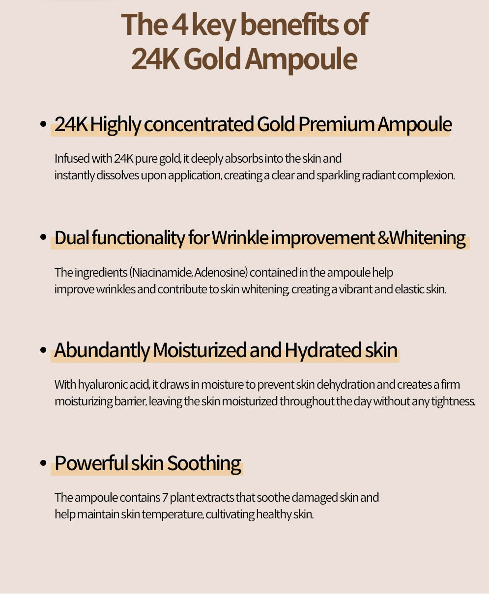 Yur Premium 24K Gold Ampoule Serum 15ml
