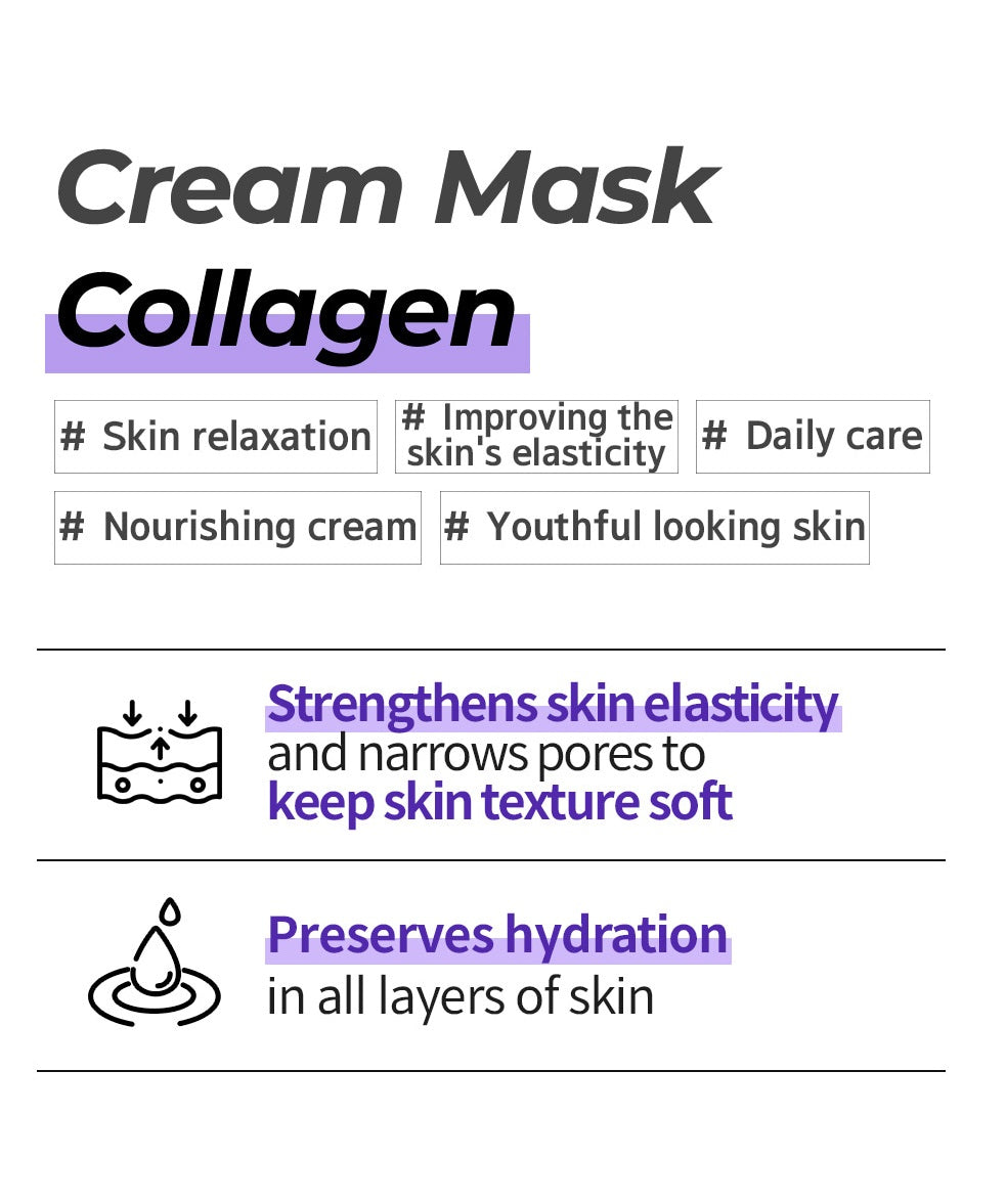 Yur Cream Mask Collagen 100g
