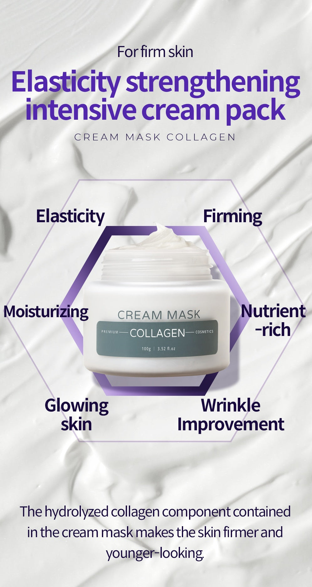 Yur Cream Mask Collagen 100g