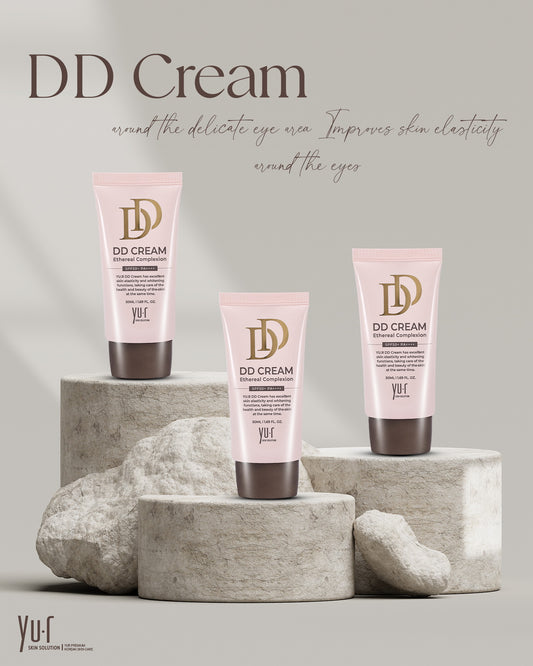 Yur DD Cream - SPF50+ PA++++ (Light, Medium & Dark)