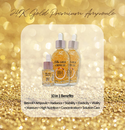Yur Premium 24K Gold Ampoule Serum 15ml