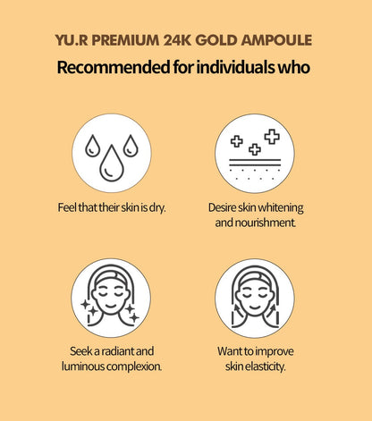 Yur Premium 24K Gold Ampoule Serum 15ml