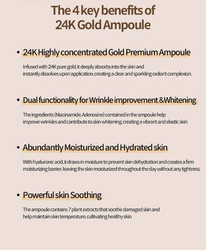 Yur Premium 24K Gold Ampoule Serum 15ml