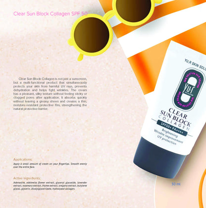 Yur Clear Sun Block Collagen         SPF50+ PA++++