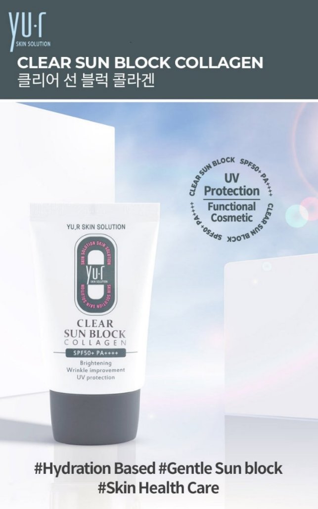 Yur Clear Sun Block Collagen         SPF50+ PA++++